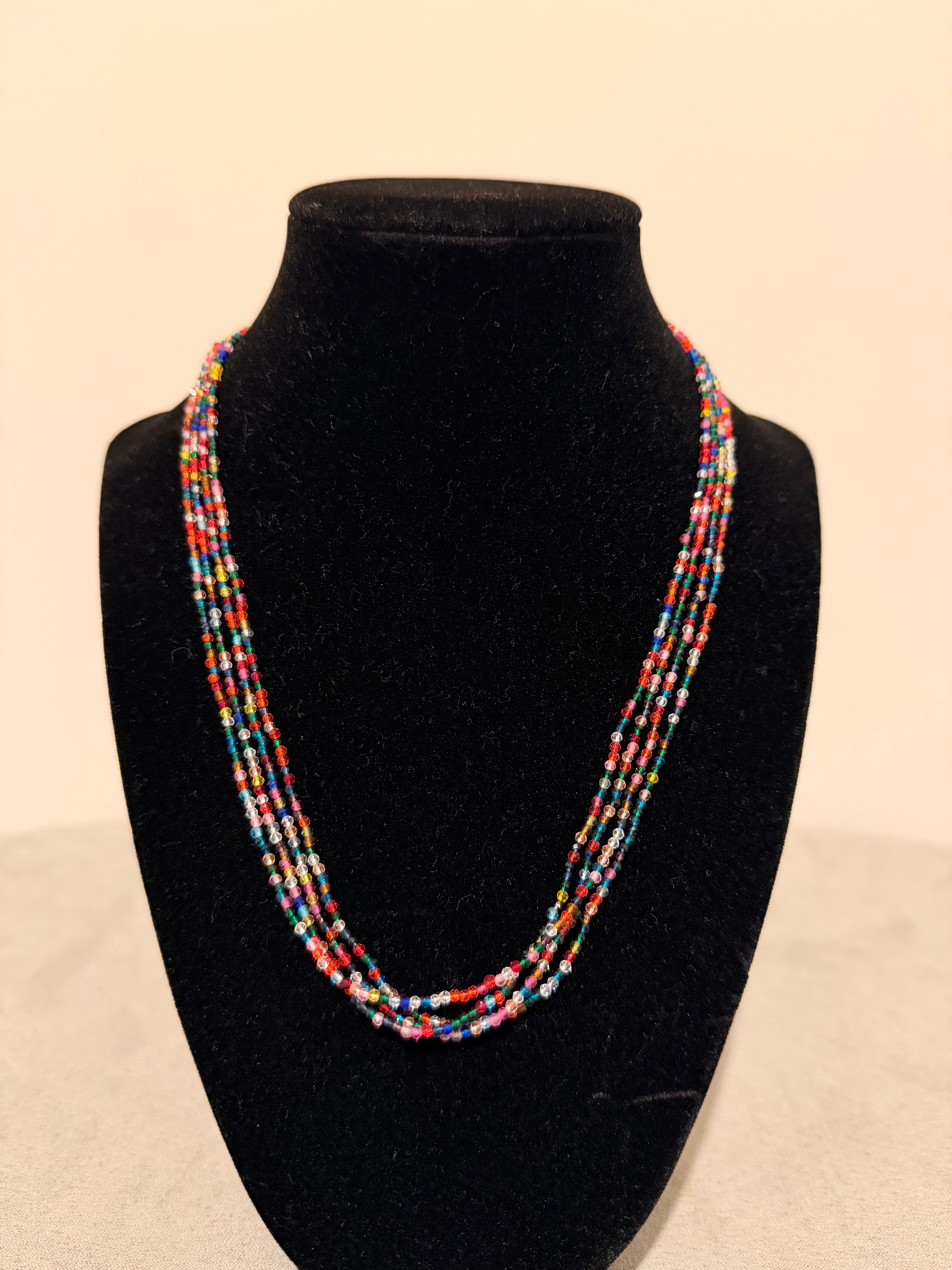 Color‑Splash Hydrocrystal Neckpiece